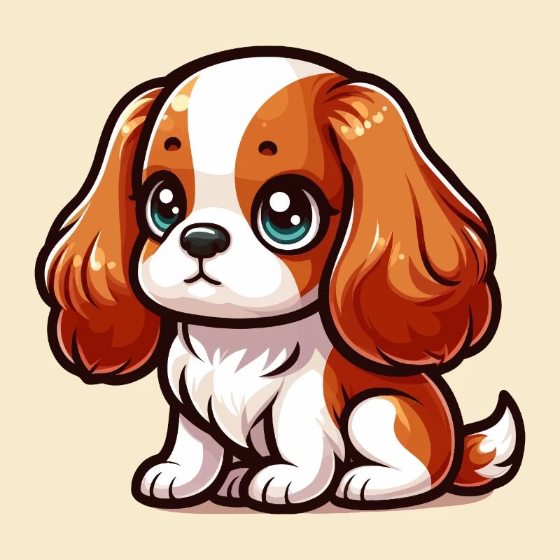 Chibi cavalier king charles
