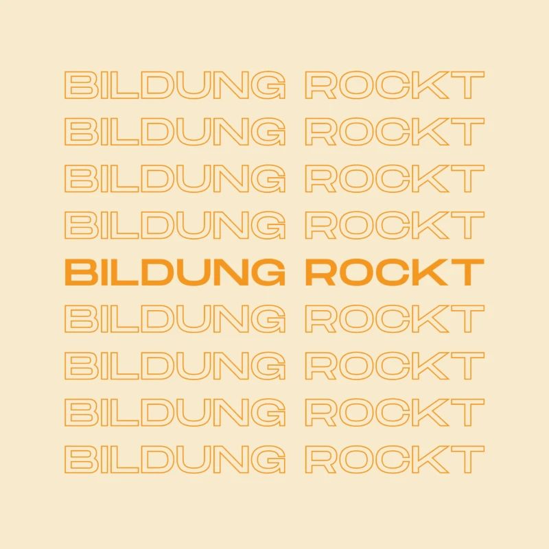 Bildung rockt Typographie