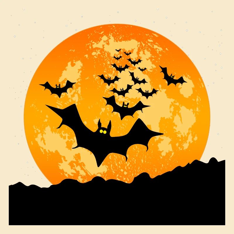 Halloween fliegende Fledermäuse