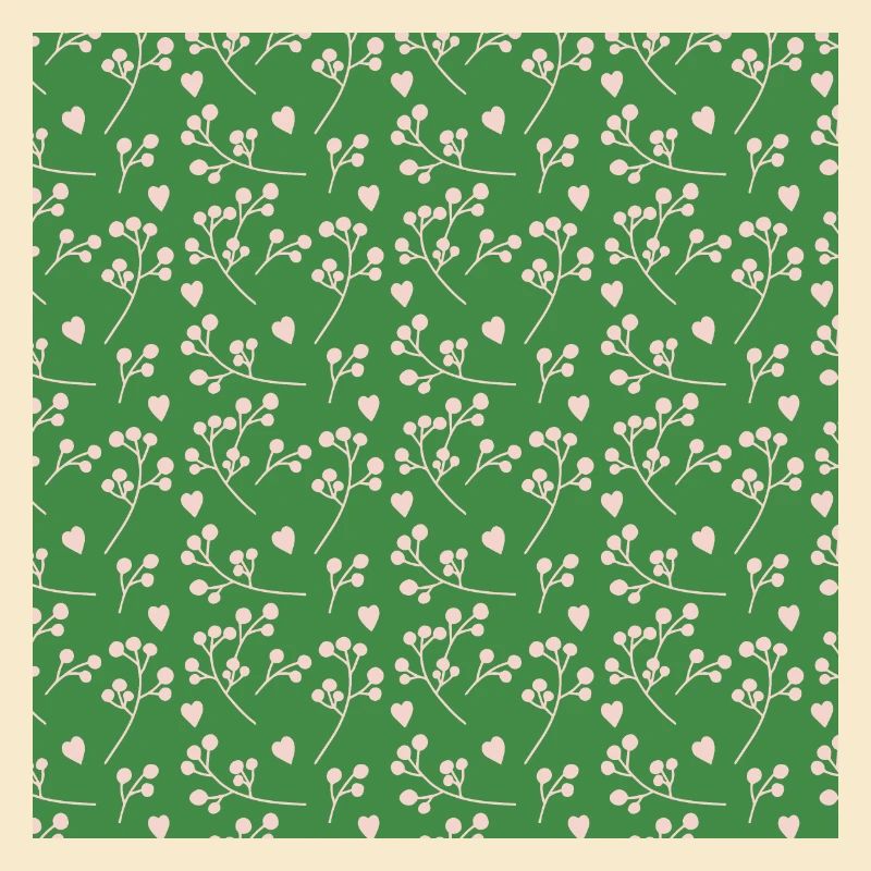 Blume-Blatt-Muster Flower Leaf Pattern