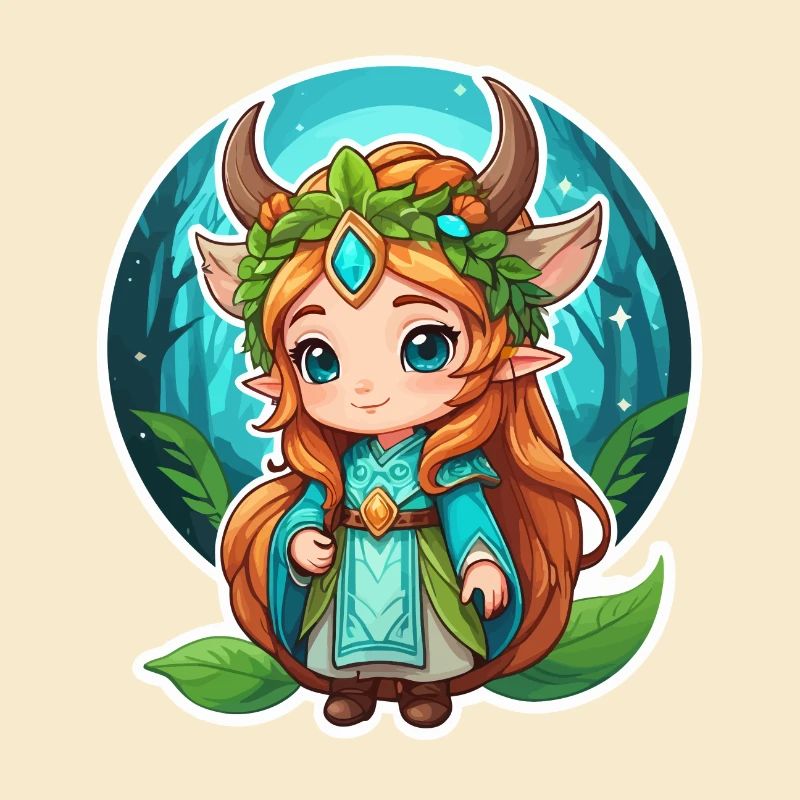Druide Mignon Illustration
