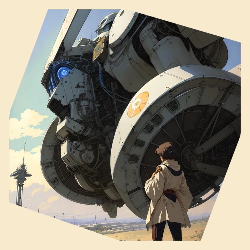 Manga Riesiger Roboter