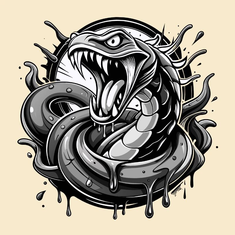 serpent noir et wihte