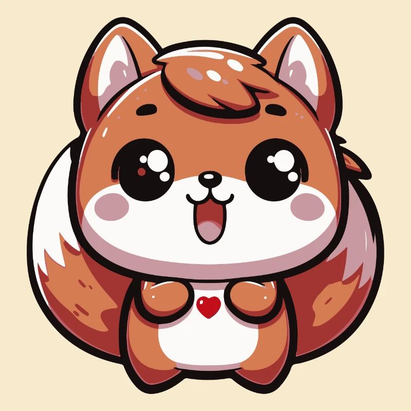 Nutty The Happy Kawaii Squirrel - 3