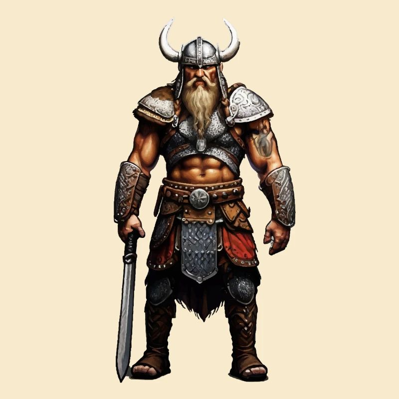 Wikinger Krieger Walhalla
