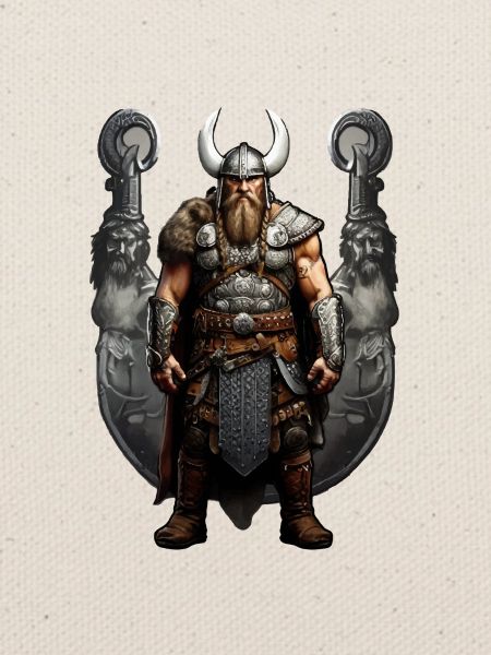 Wikinger Krieger Walhalla