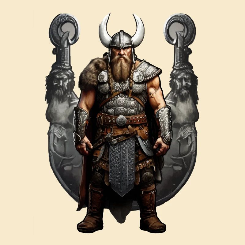 Wikinger Krieger Walhalla