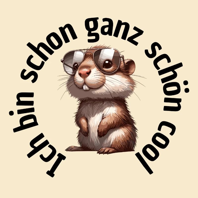 Süßer Biber mit coolen Spruch