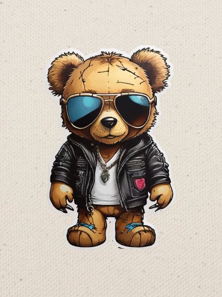 Teddybär Rapper Ganster