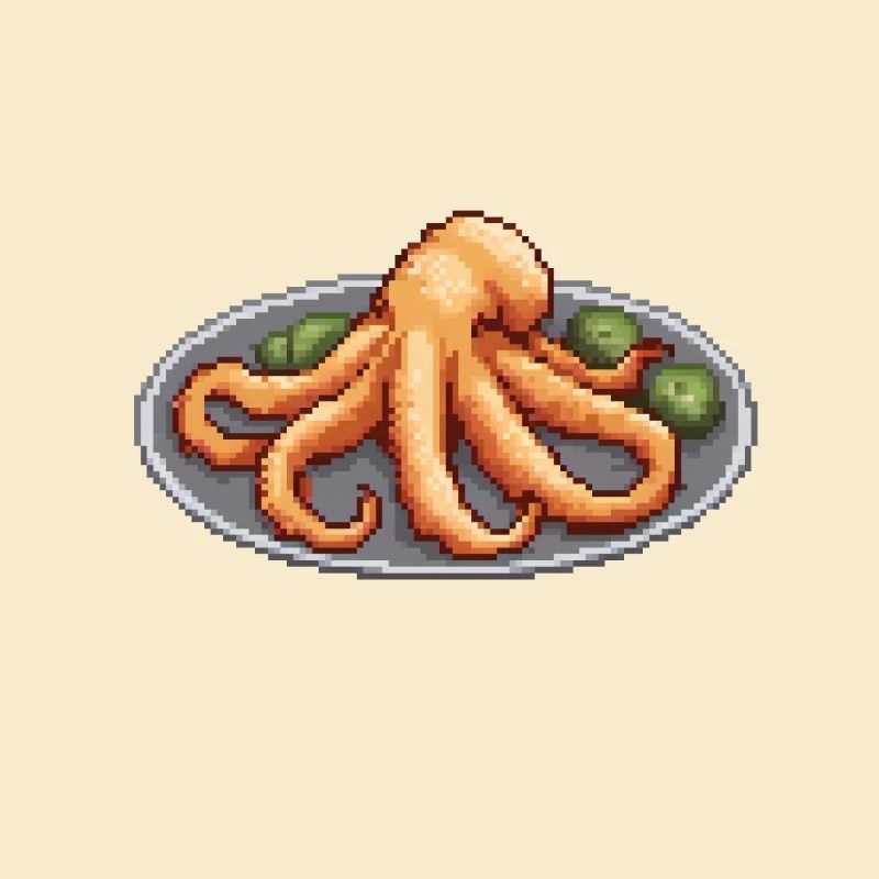 Octo-Pixel-Platte