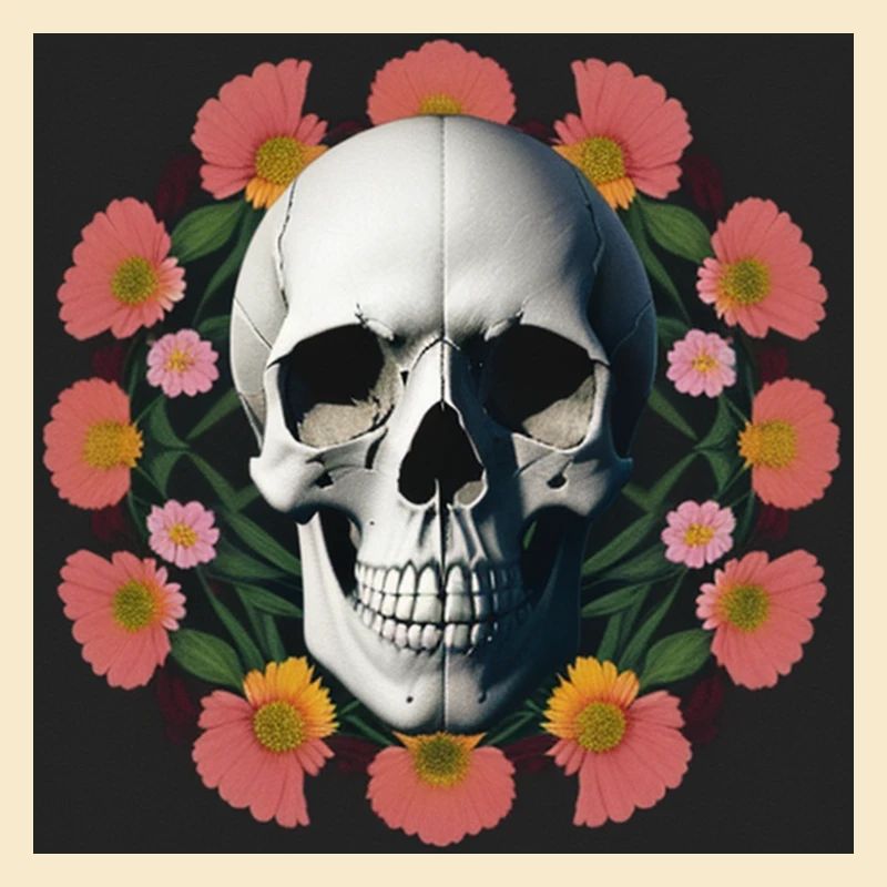 Flower-Skull