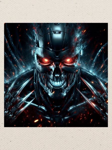 Cyborg Hyperrealismus mit Krallen