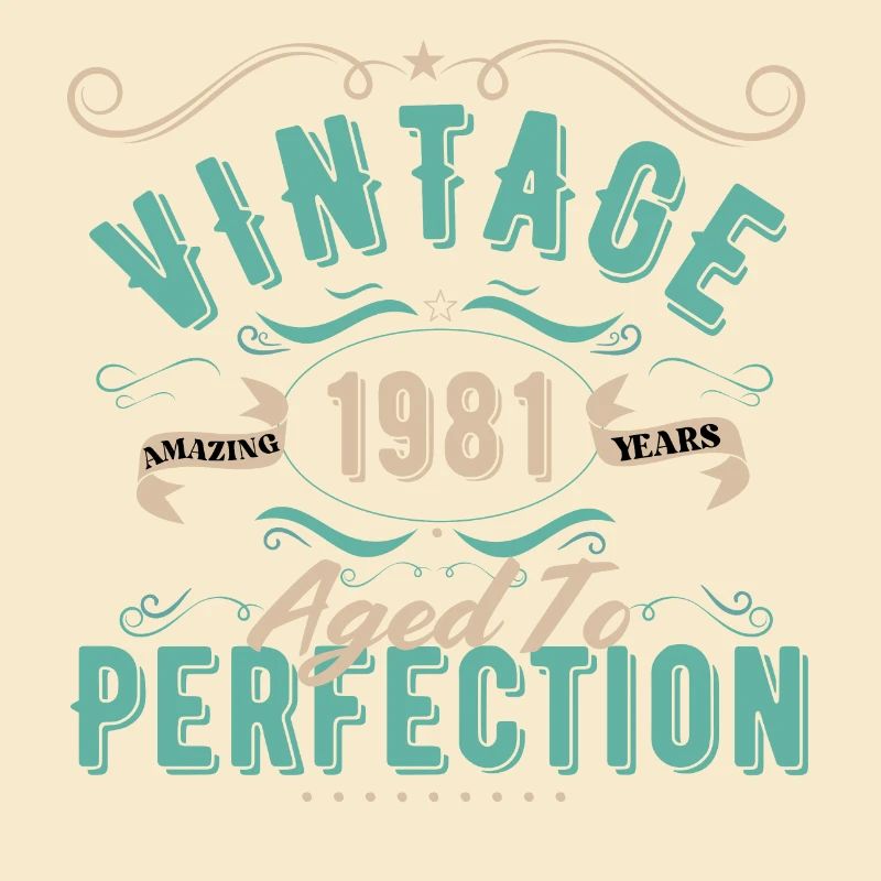 Vintage 1981 - 1981 Birthday Gift