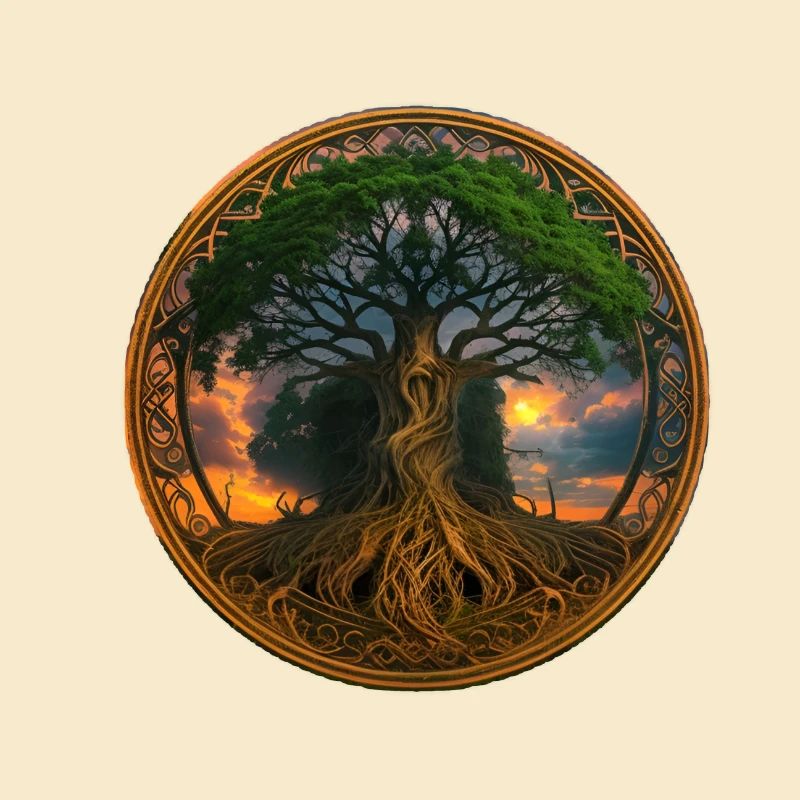 Baum des Lebens ,Lebensbaum,Licht,gold