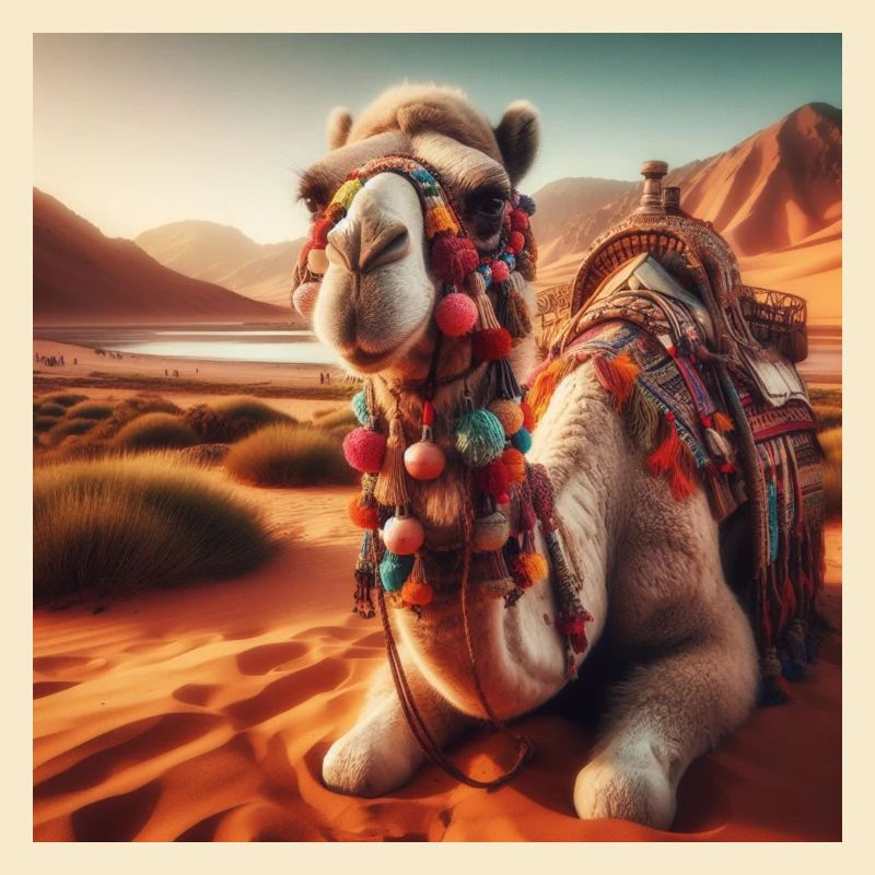 Kamel in der Wüste A1