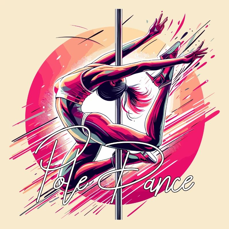 Pole Dance Dynamik pink Geschenk