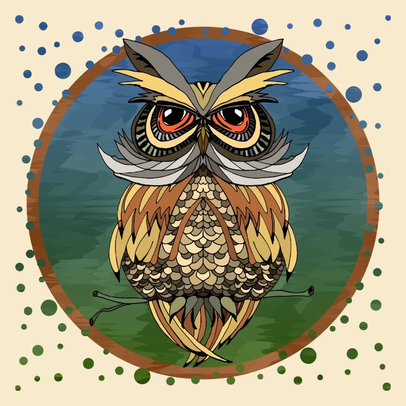 Bunter Vogel