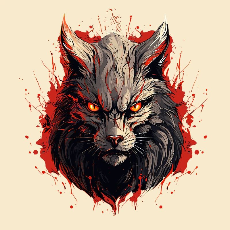 Wolfsblick der Durchdringung