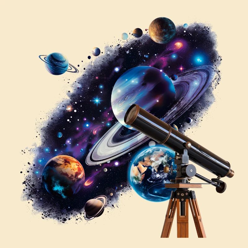 Discovering distant planets with a telescope