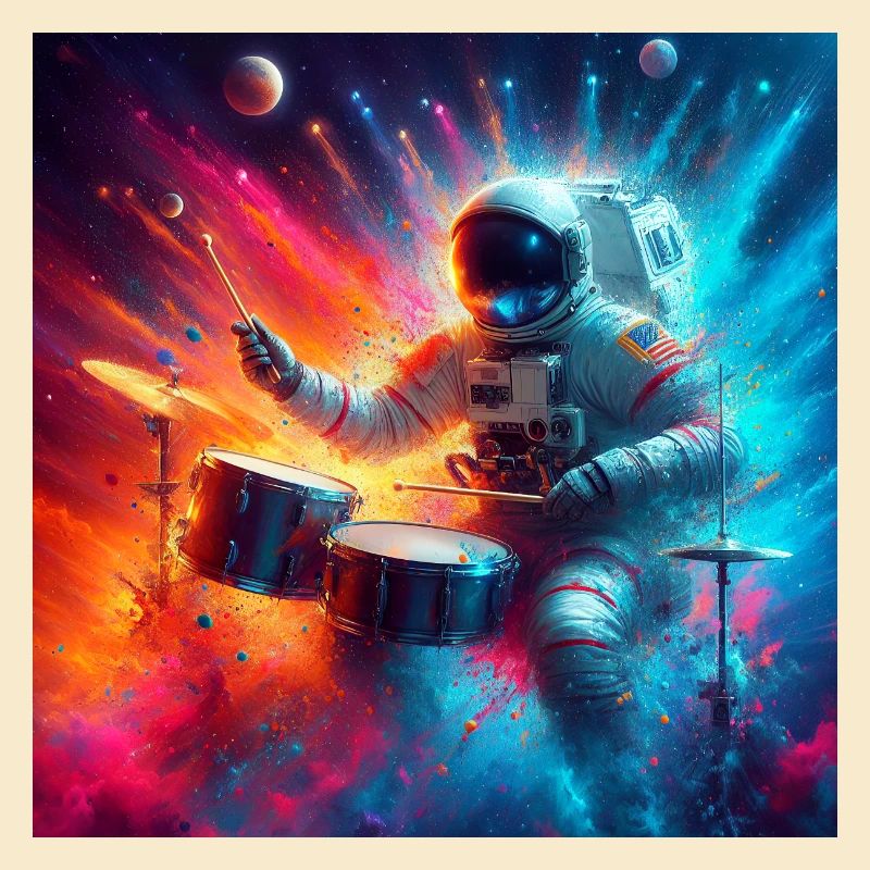 Astronaut im Konzert