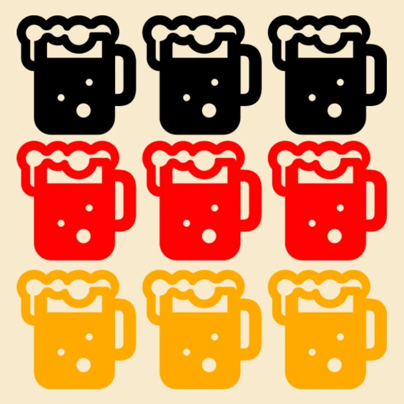 Deutschland Bier Flagge