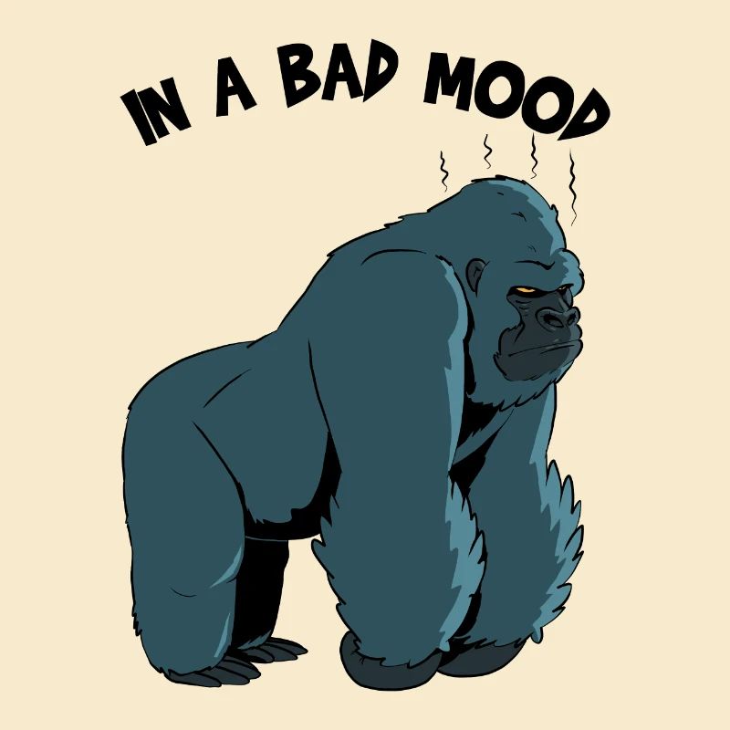 Stimmungsvoller Gorilla