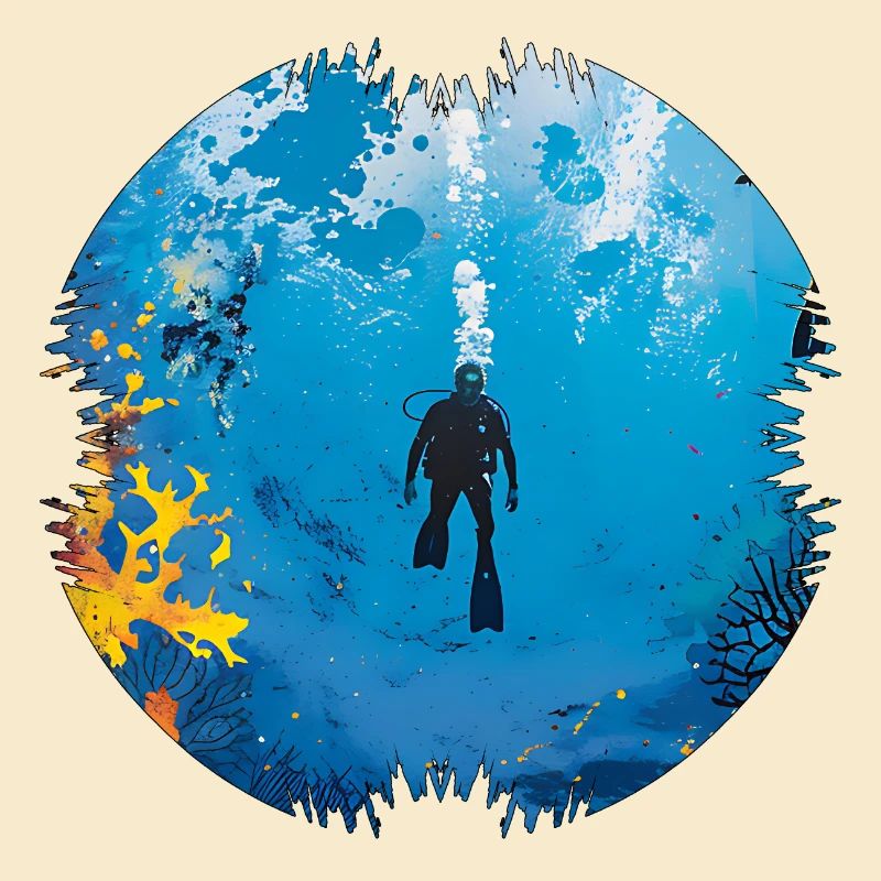 Weightlessness while diving