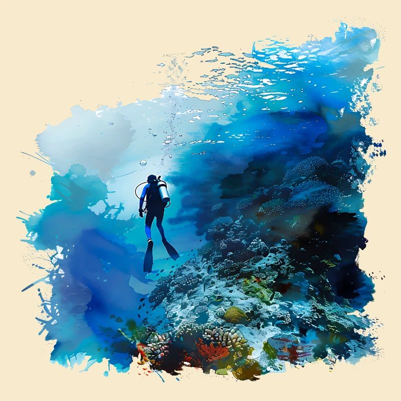 Weightless gliding while diving