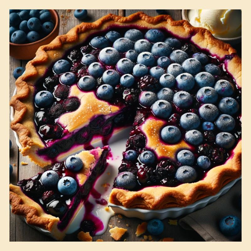 Blaubeer-Kuchen