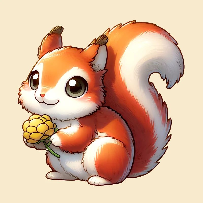 Hübsches Eichhörnchen