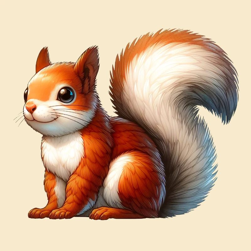 Tierisches Eichhörnchen