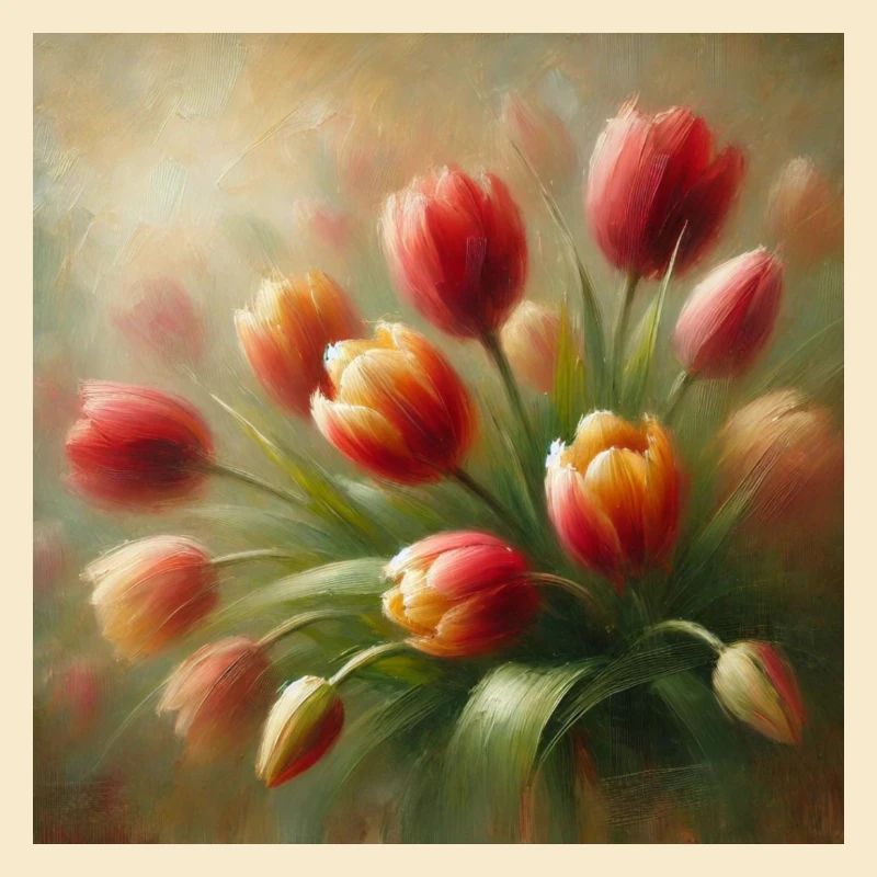 Ästhetische Tulpen Blumen