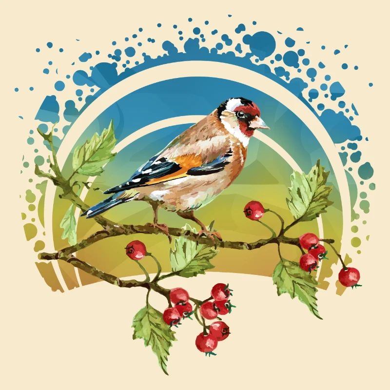 Oiseau coloré
