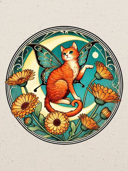 Ingwer Katze Fee