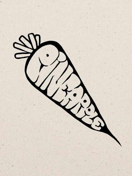 Karotte Ananas Graff (Schablone)