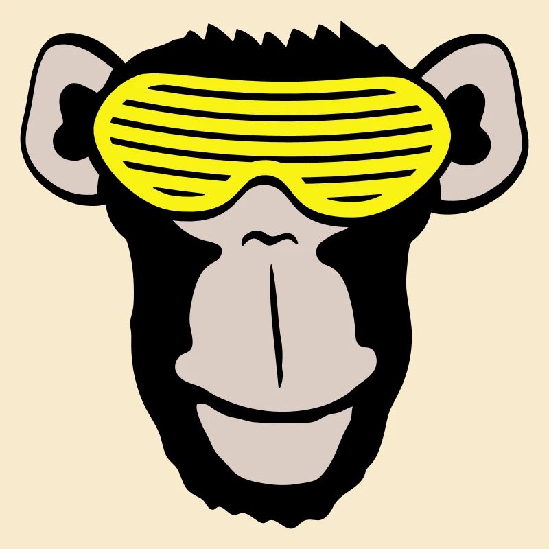 Funky Sonnenbrille Gorilla Cooler Party Affe Spaß