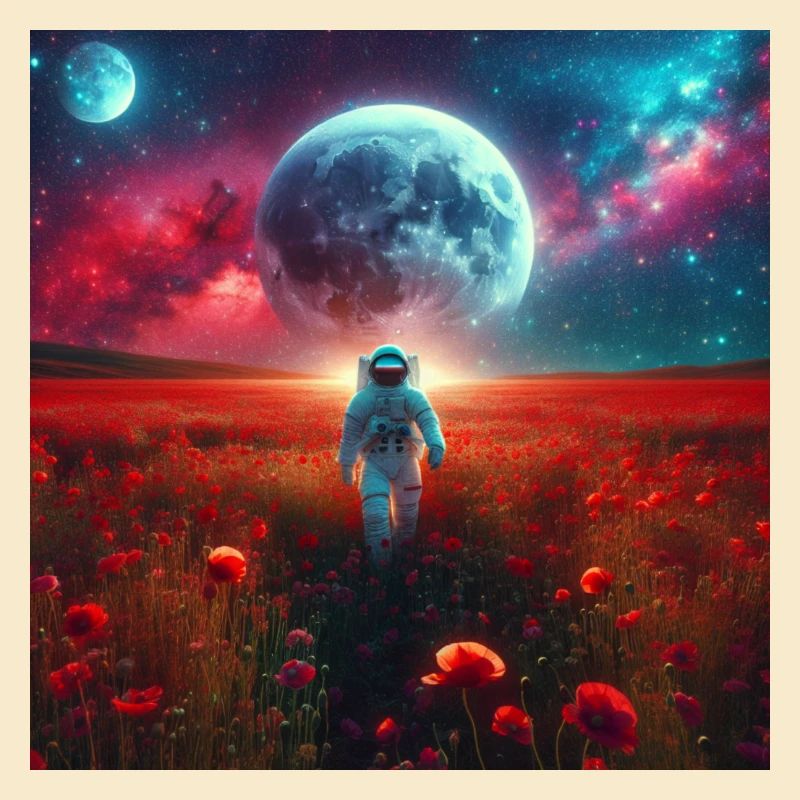 Walking astronaut