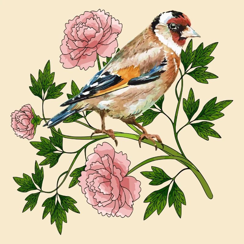 Colorful bird