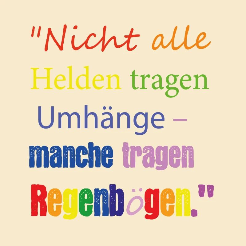 Regenbogen Umhang
