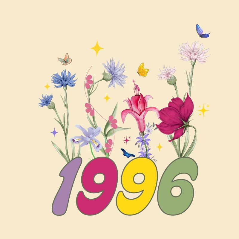 Année de naissance 1996 fleurs sauvages