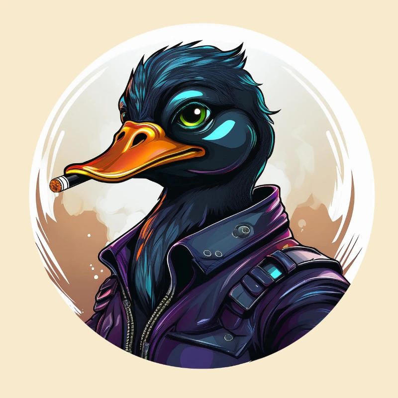 ente mit zigarre