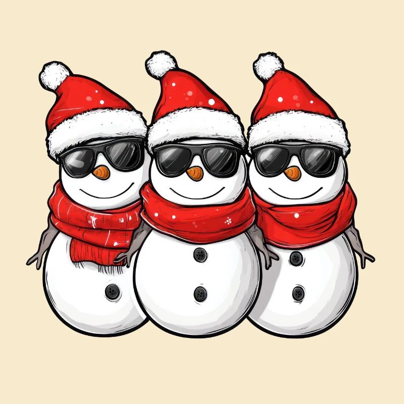 Cool Snowman Christmas