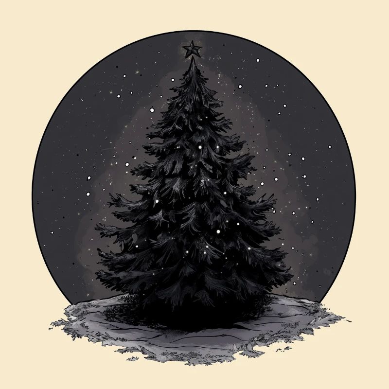 Dark Winter Magic: The Mysterious Tree