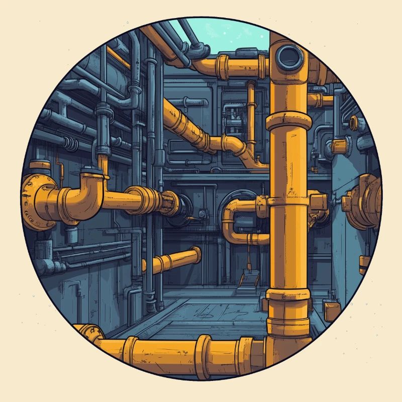 Industrielle Rohrsysteme