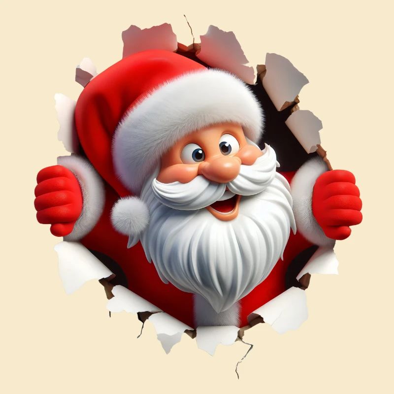 Santa in the hole from the front 3
