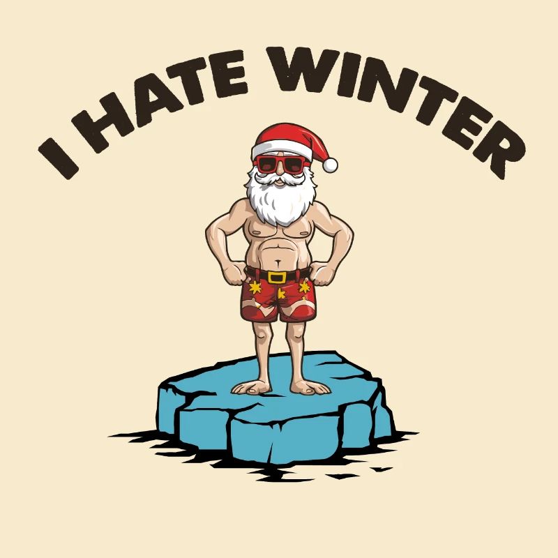 weihnachtsmann eisscholle winter
