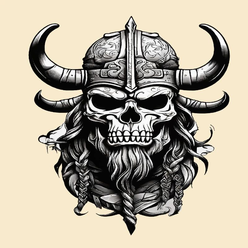 Wikinger Schädel