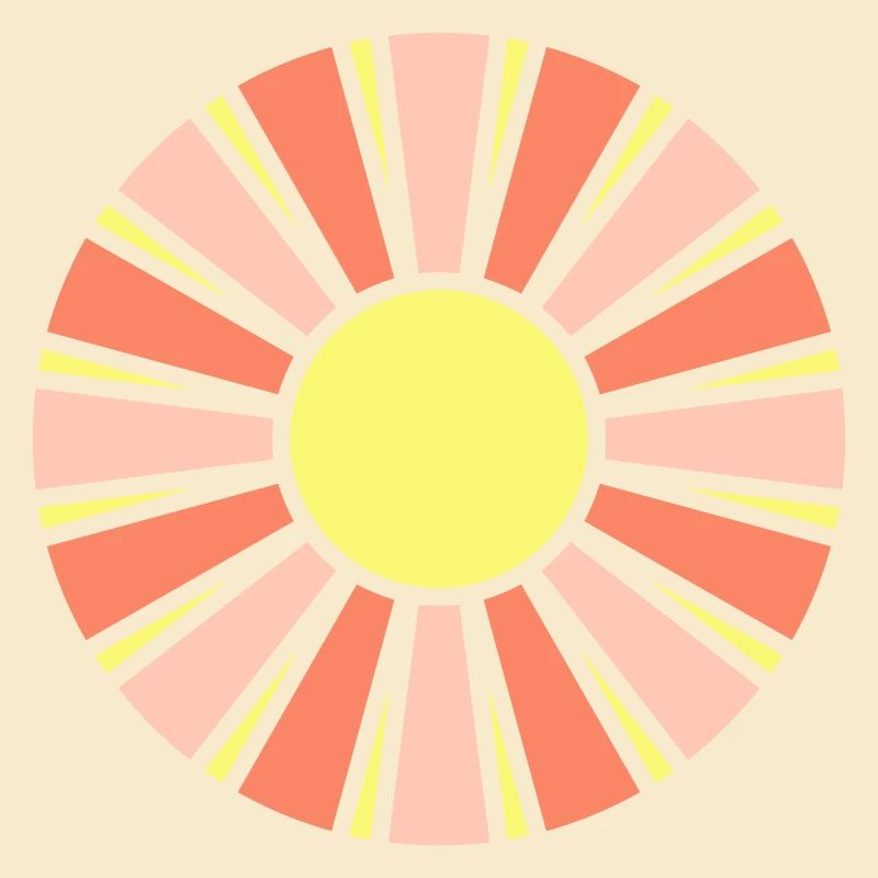 Bright Sun Rays Summer Glow Light Warmth