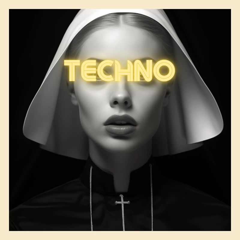 Douce nonne techno - Rave Design