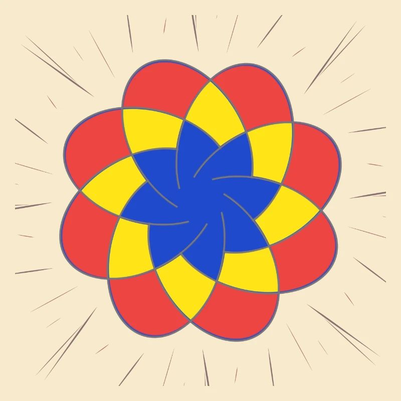 Abstract with a pattern